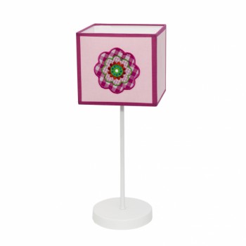 Distribuidor - Lâmpadas Diversas | Sobre Mesas Infantil | SOBREMESA PETALO 1XE14 ROSA Ref: 117271000